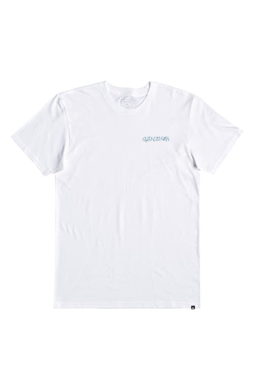 Quiksilver Slow Flow Cotton Graphic T-Shirt White at Nordstrom,