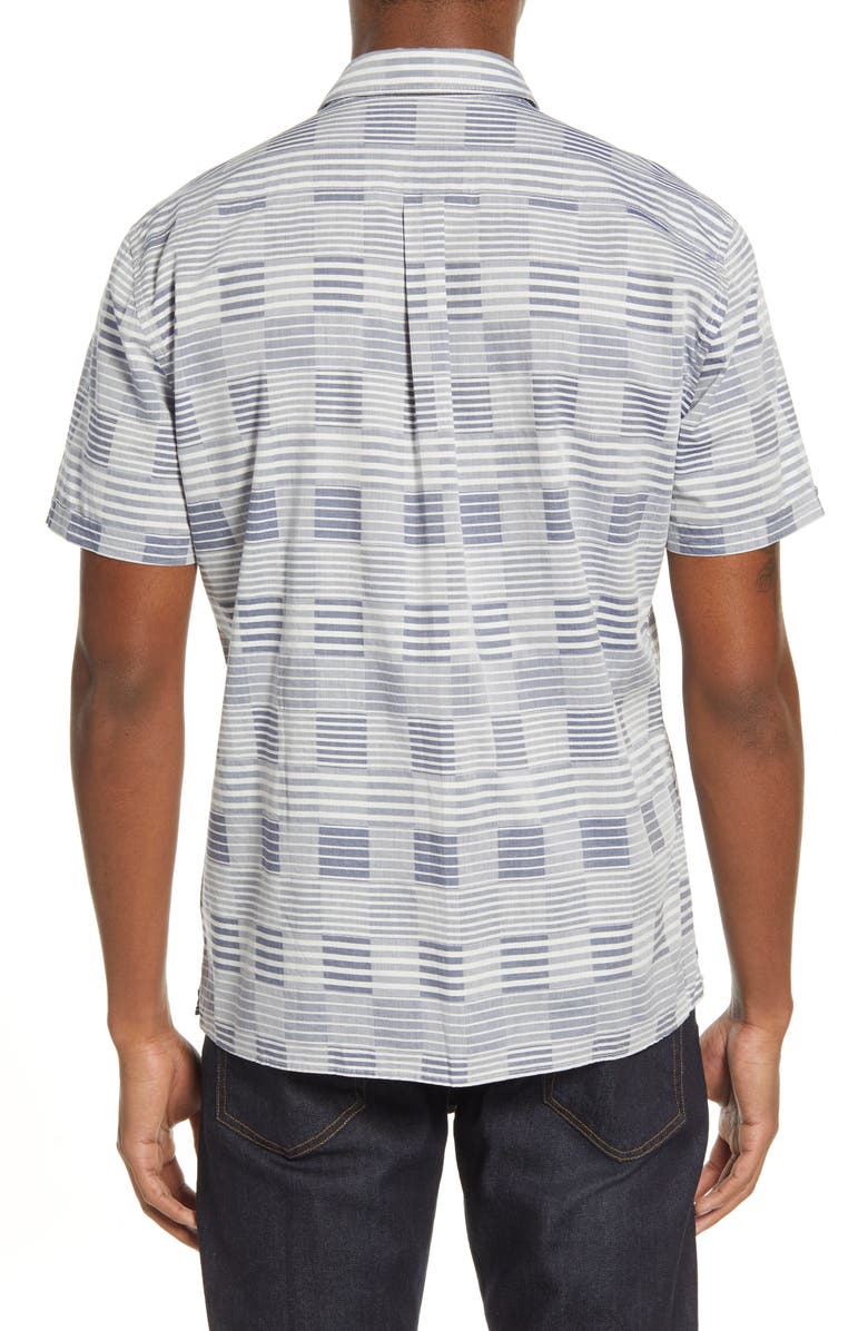 Barbour Stackpole Regular Fit Short Sleeve Button-Up Shirt, Alternate, color, 