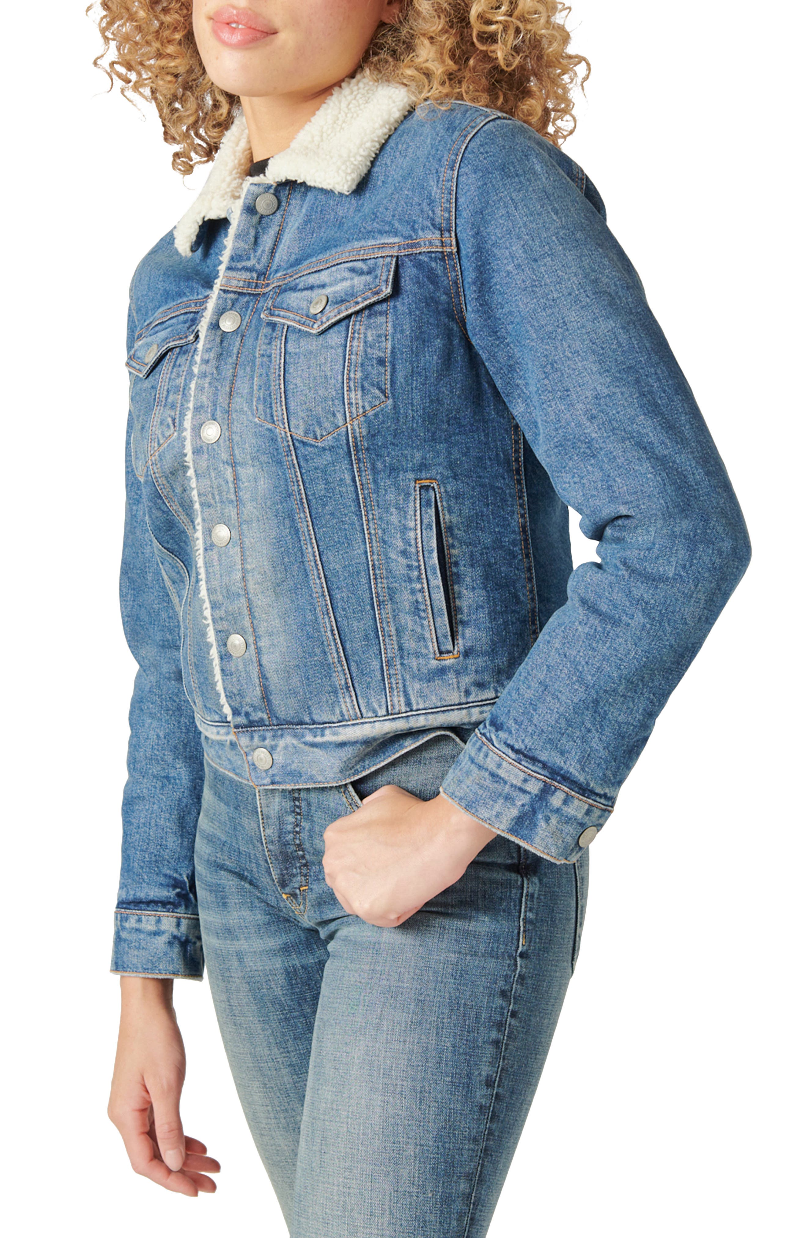 Lucky Brand Denim Trucker Jacket with 
