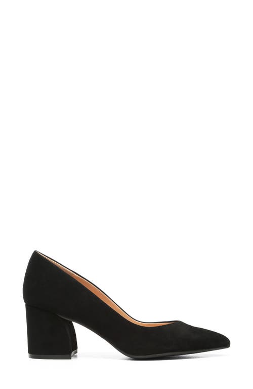 Nydj Solimar Block Heel Pointed Toe Pump In Black