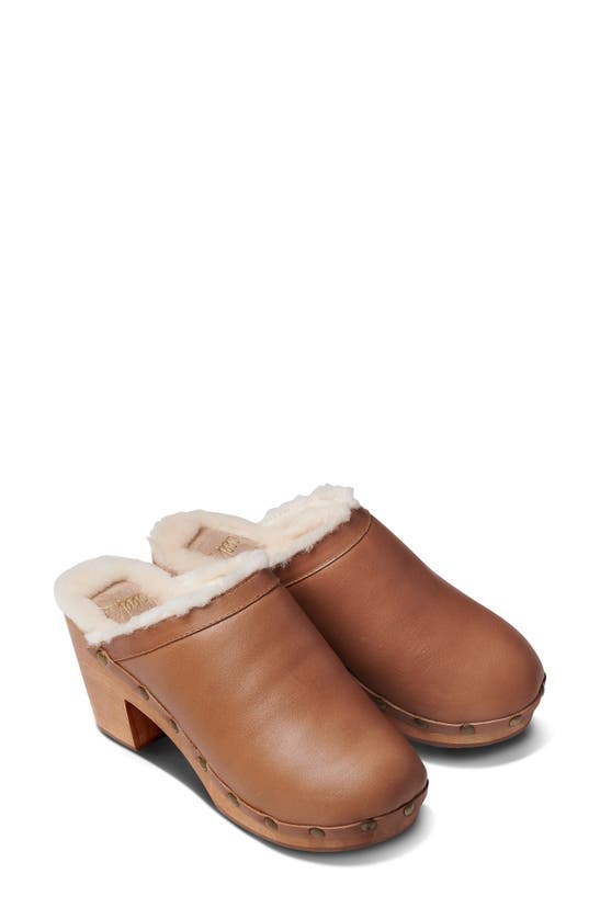 BEEK WOODPECKER GENUINE SHEARLING CLOG