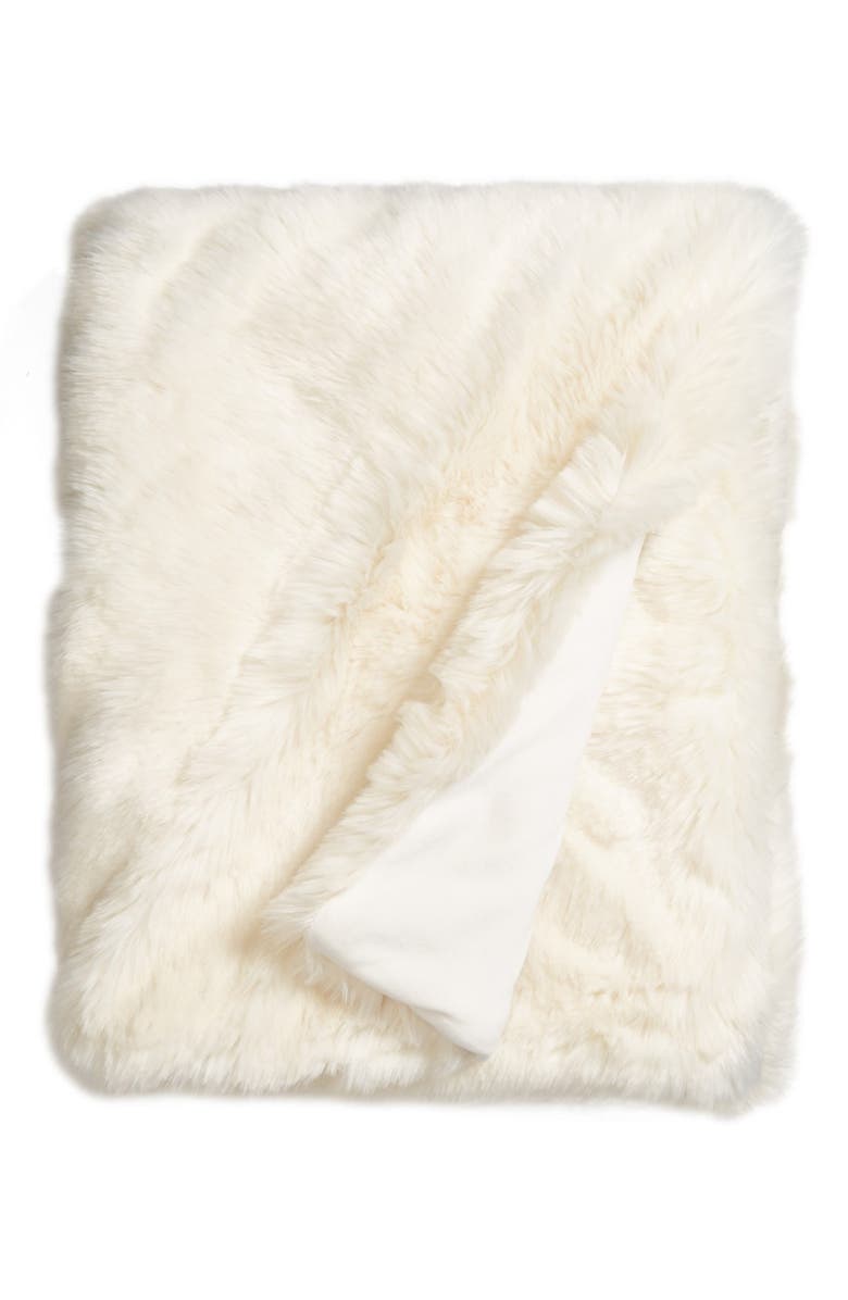 Nordstrom At Home Cuddle Up Faux Fur Throw Blanket Nordstrom