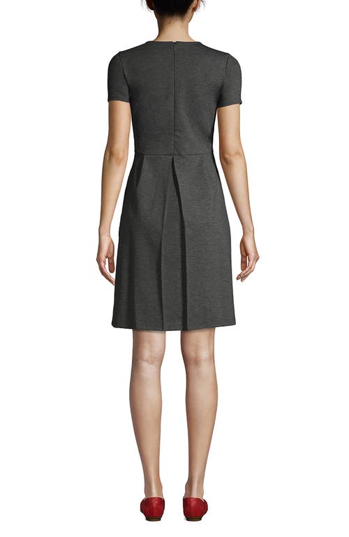 LANDS' END LANDS' END SCHOOL UNIFORM SHORT SLEEVE PONTE DRESS