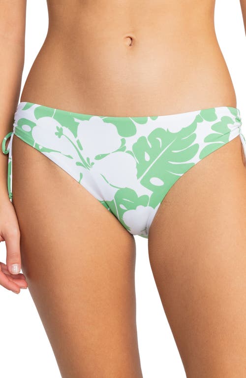 Roxy Side Tie Hipster Bikini Bottoms Zephyr Green Og at Nordstrom,