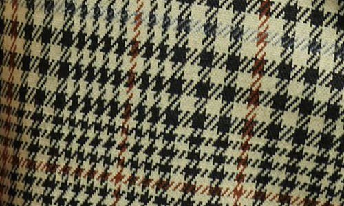 Brixton Piaid Relaxed Fit Vest In Winter White/black Plaid