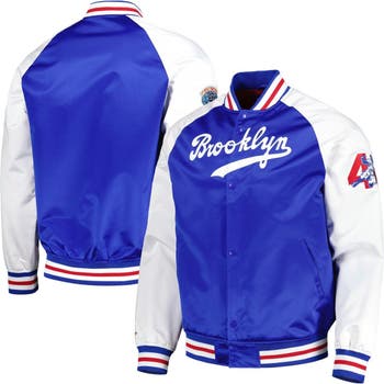 Mitchell & Ness Men's Mitchell & Ness Jackie Robinson Royal Brooklyn Dodgers  Cooperstown Collection Legends Raglan Full-Snap Jacket