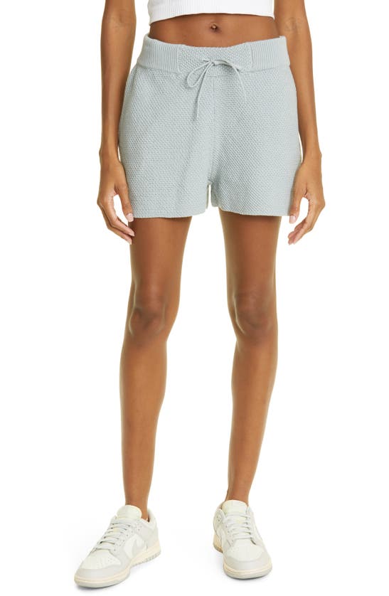 Honor The Gift Cotton Knit Shorts In Blue