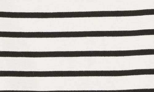Akris Punto Stripe Square Neck Tank In Cream-black