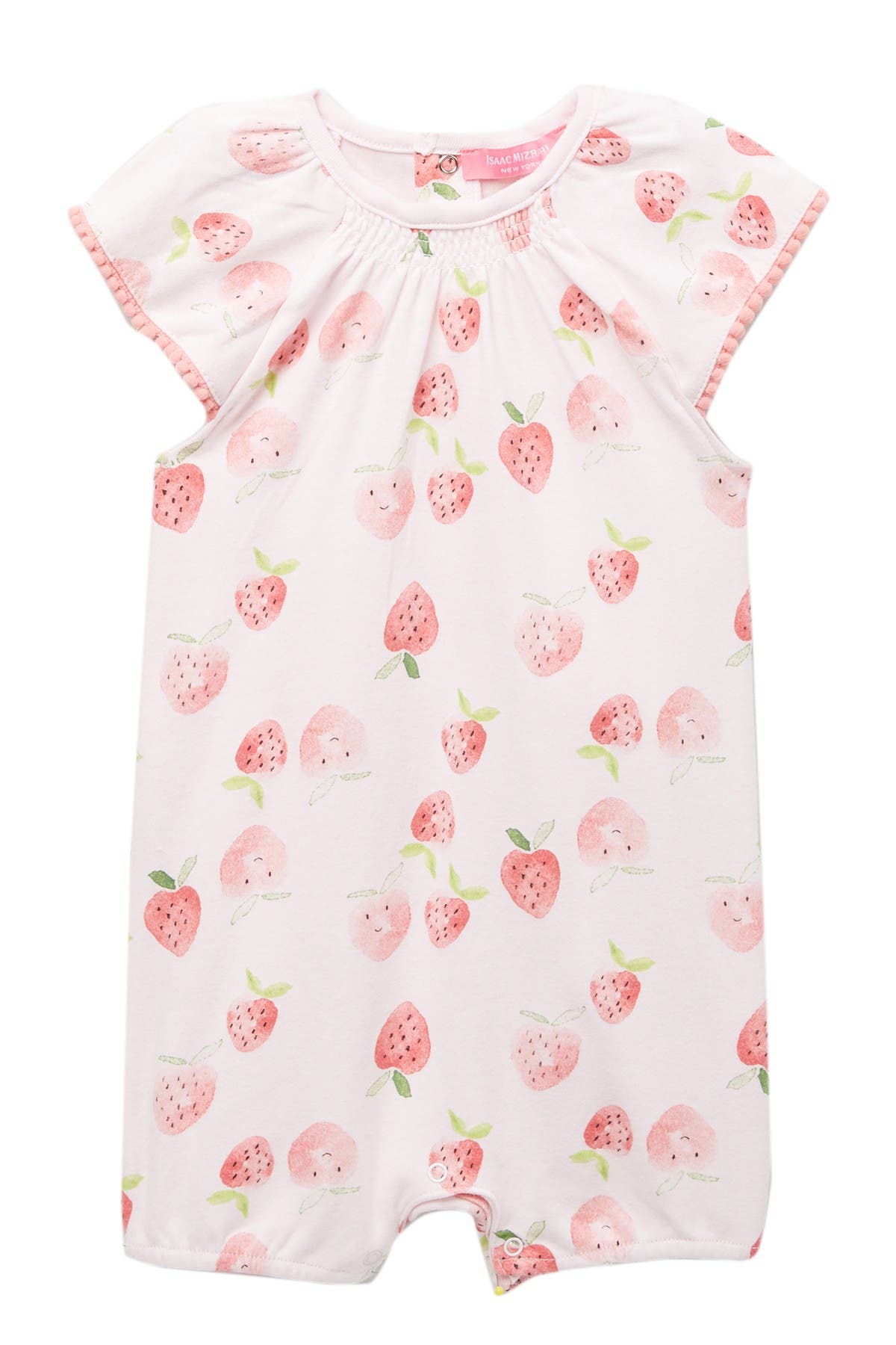 strawberry romper for baby girl