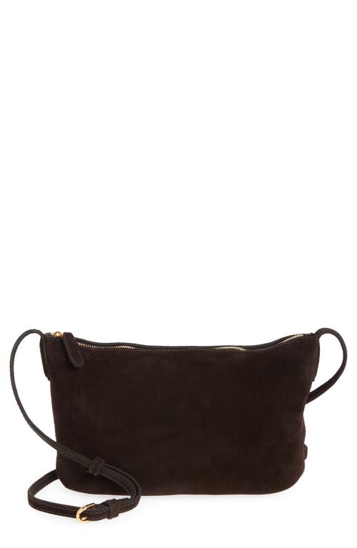 Shop Madewell Mini Crossbody Bag In Dark Carob