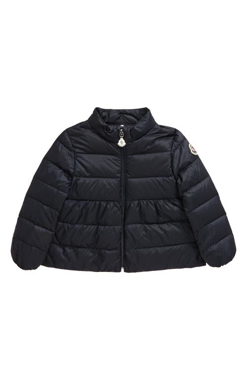 Moncler Kids' Joelle Quilted Down Coat Blue Navy at Nordstrom,