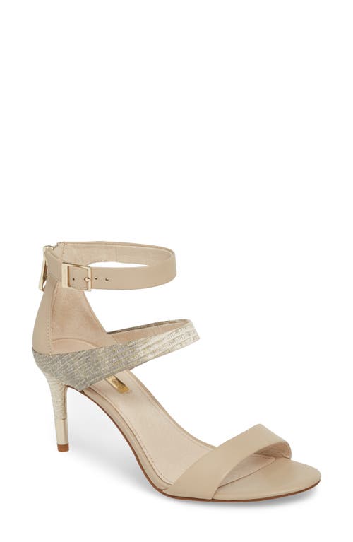 Louise et Cie Keit Strappy Sandal in Grey Leather
