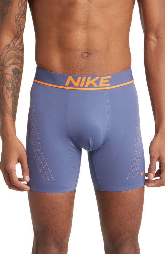 Nike Men's Dri-fit Elite Micro Boxer Briefs In Blue