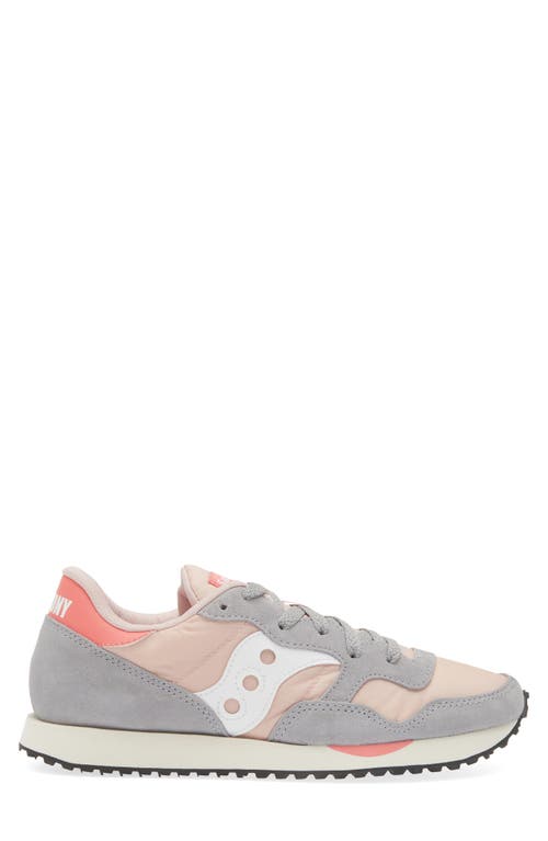 Shop Saucony Dxn Trainer In Grey/pink
