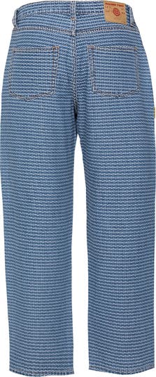 Round Two Jacquard Denim Pants