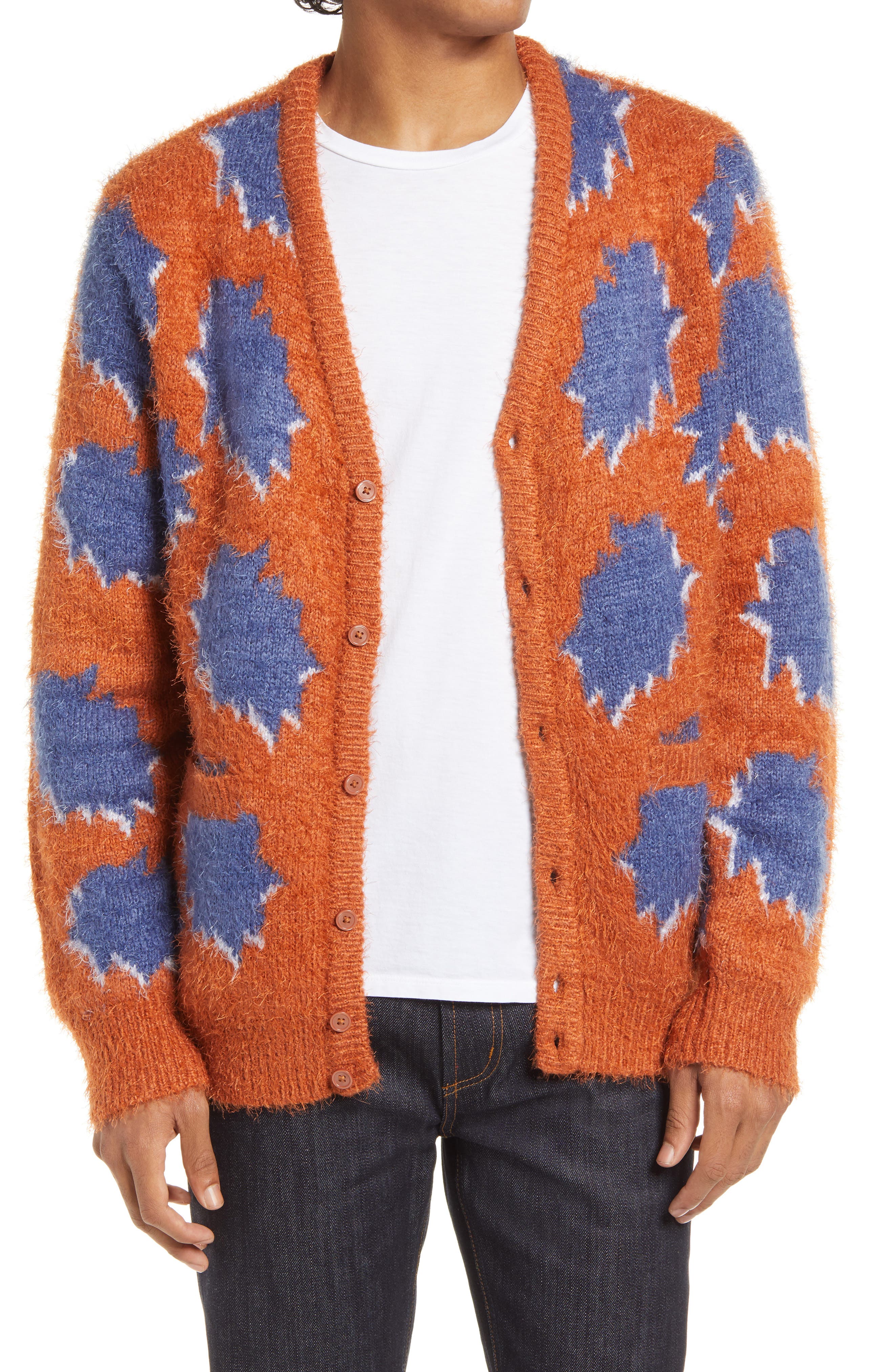 obey crackle cardigan