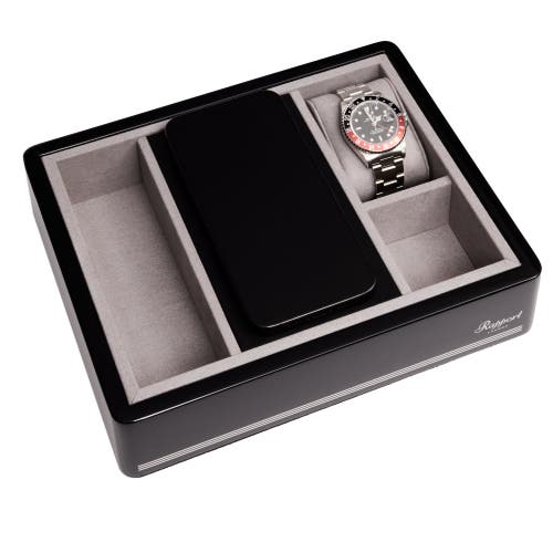 Shop Rapport London Formula Wireless Charging Tray In Black