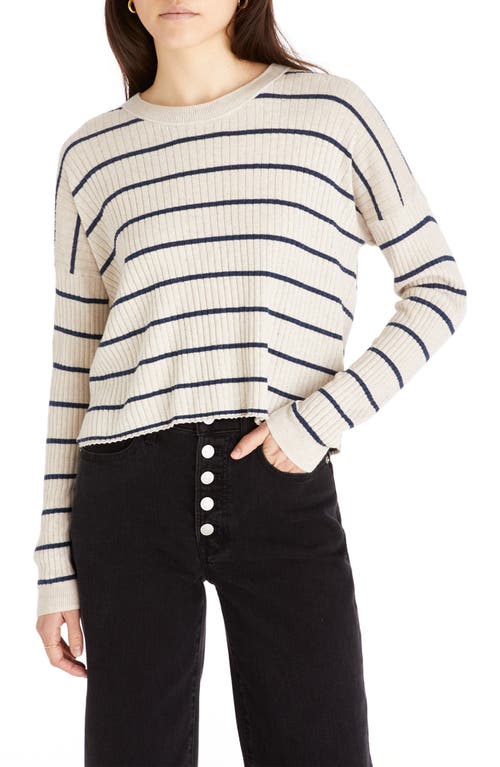 Madewell No Strings Attached Stripe Crewneck Sweater in Anderson