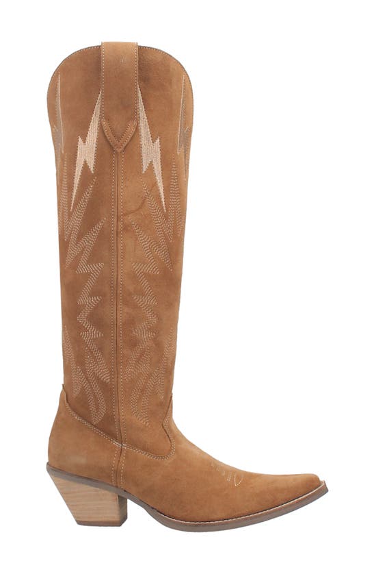 Shop Dingo Thunder Road Cowboy Boot In Camel