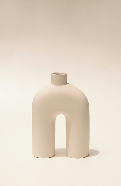 Osmos Studio Ozo Vase In Off White