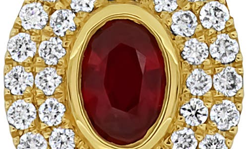 Bony Levy Ruby & Diamond Pendant Necklace In Gold/diamond/ruby