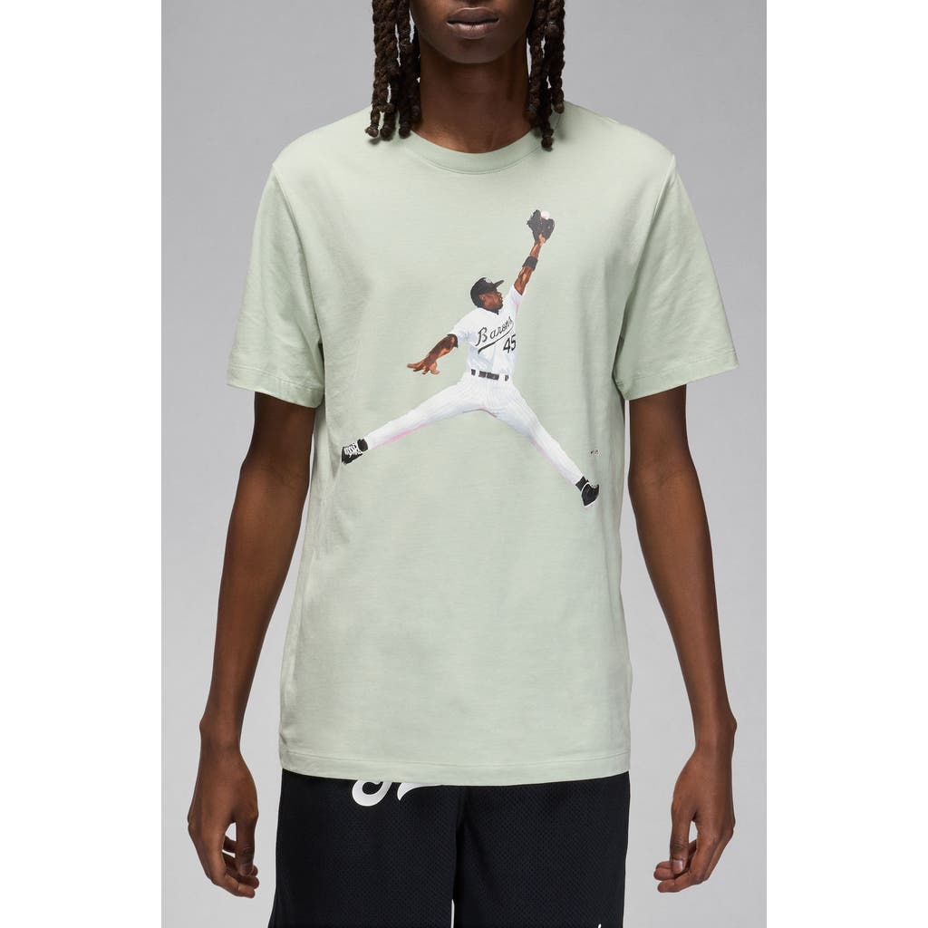 Jordan Flight Mvp Graphic T-shirt In Seafoam/black/black
