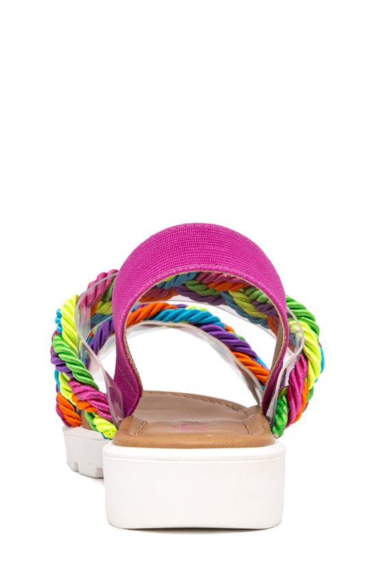 Shop Sugar Kids' Azalea Slingback Sandal In Rainbow