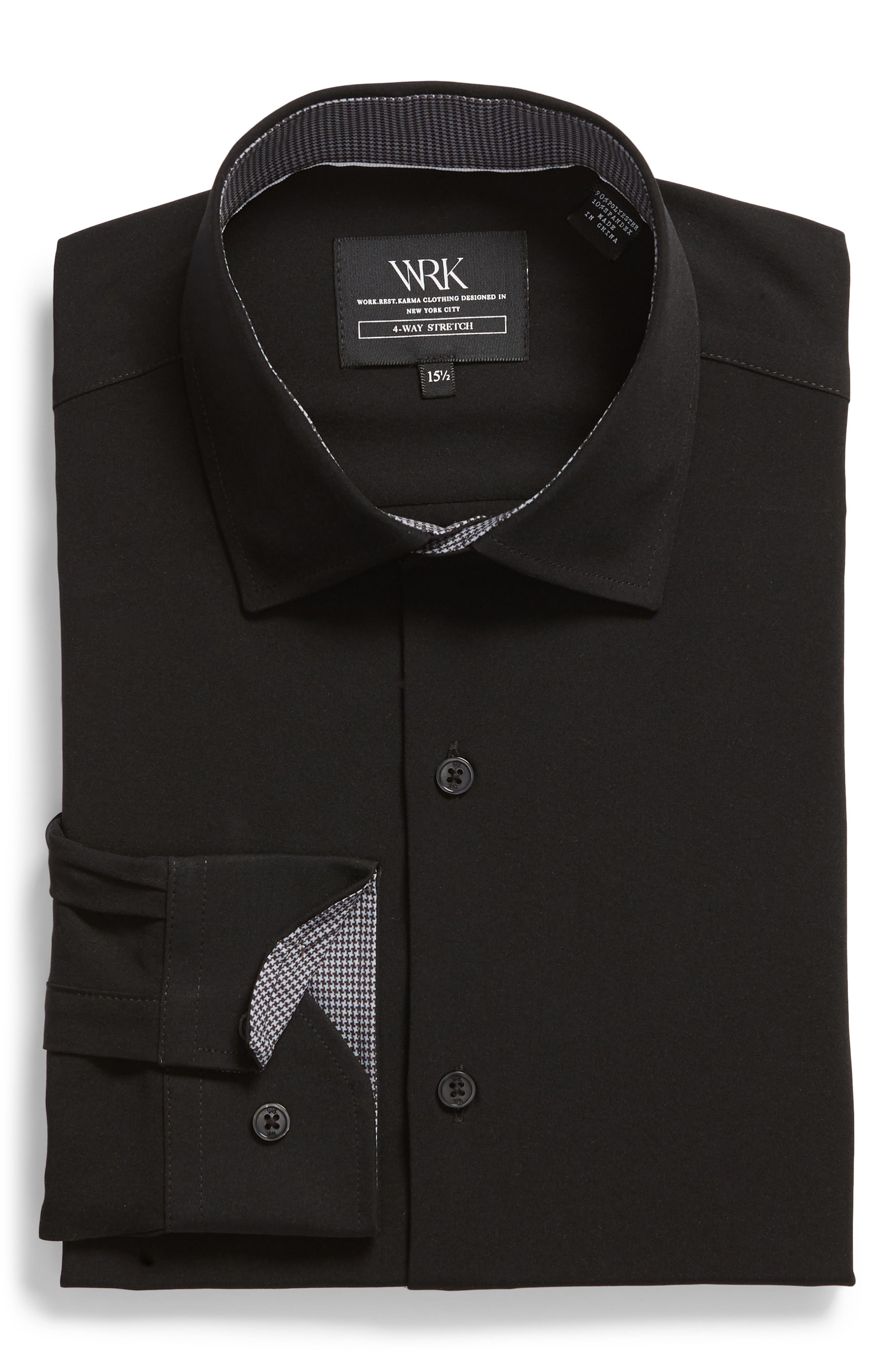 W.R.K Slim Fit Solid Performance Dress Shirt | Nordstrom