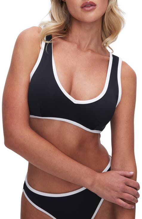 Varsity Support Crop Bikini Top (Regular & Plus)