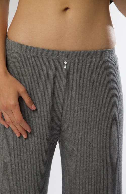 Shop Andine Soleil Geneva Rib Lounge Pants In Grey