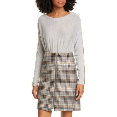 Judith & Charles Sangiovese Merino Wool Sweater, Grey