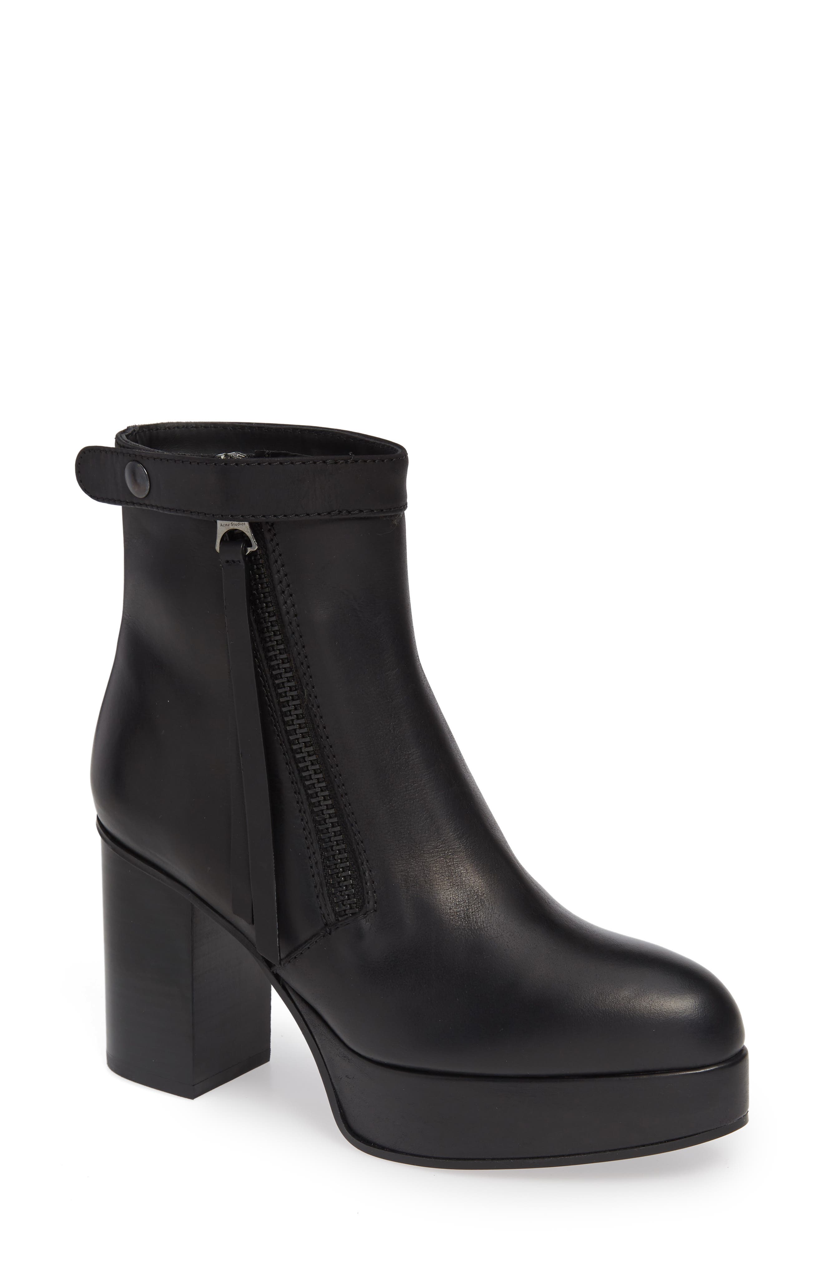 acne studios platform boots