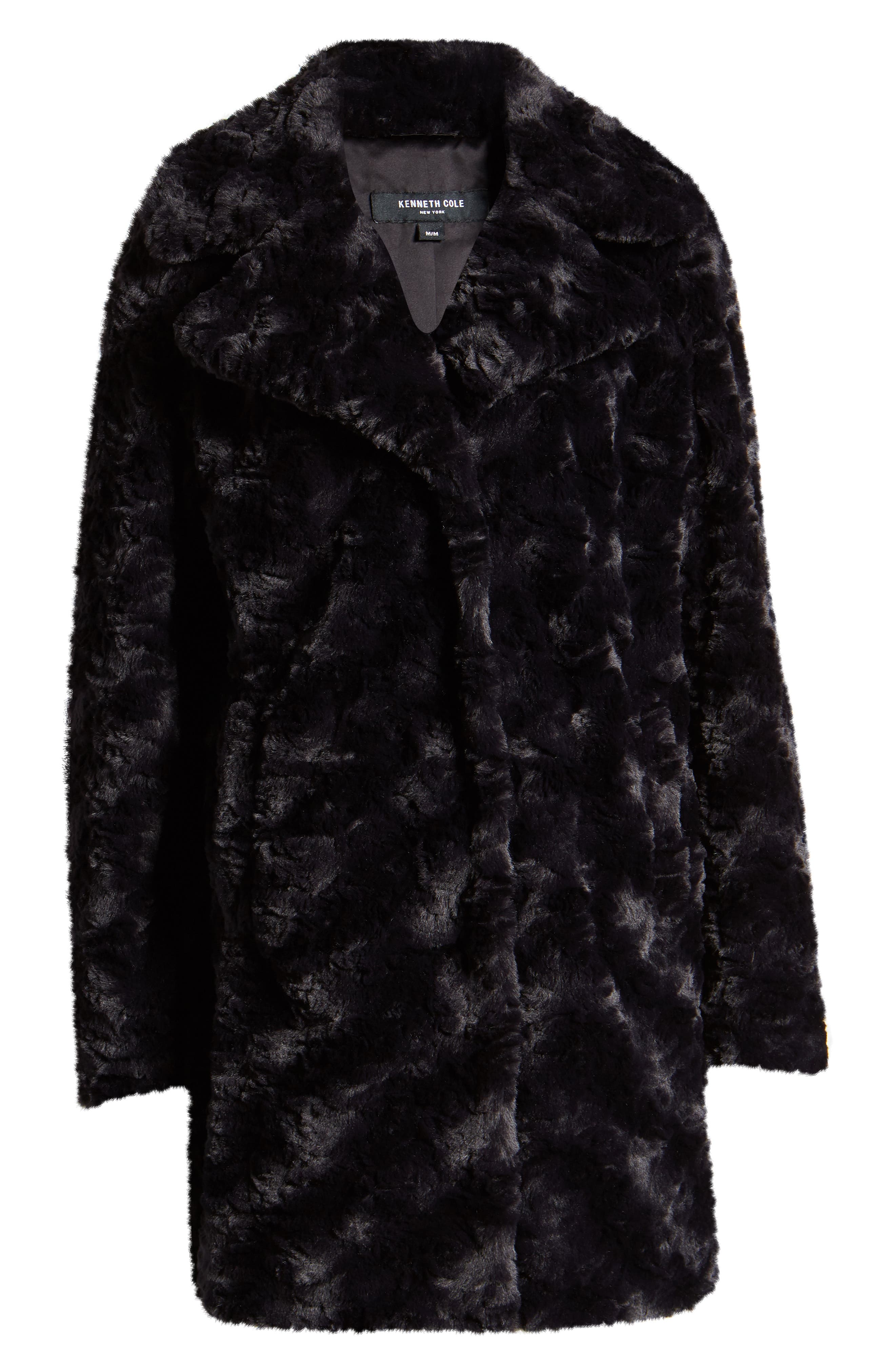 Kenneth Cole New York | Textured Faux Fur Coat | Nordstrom Rack