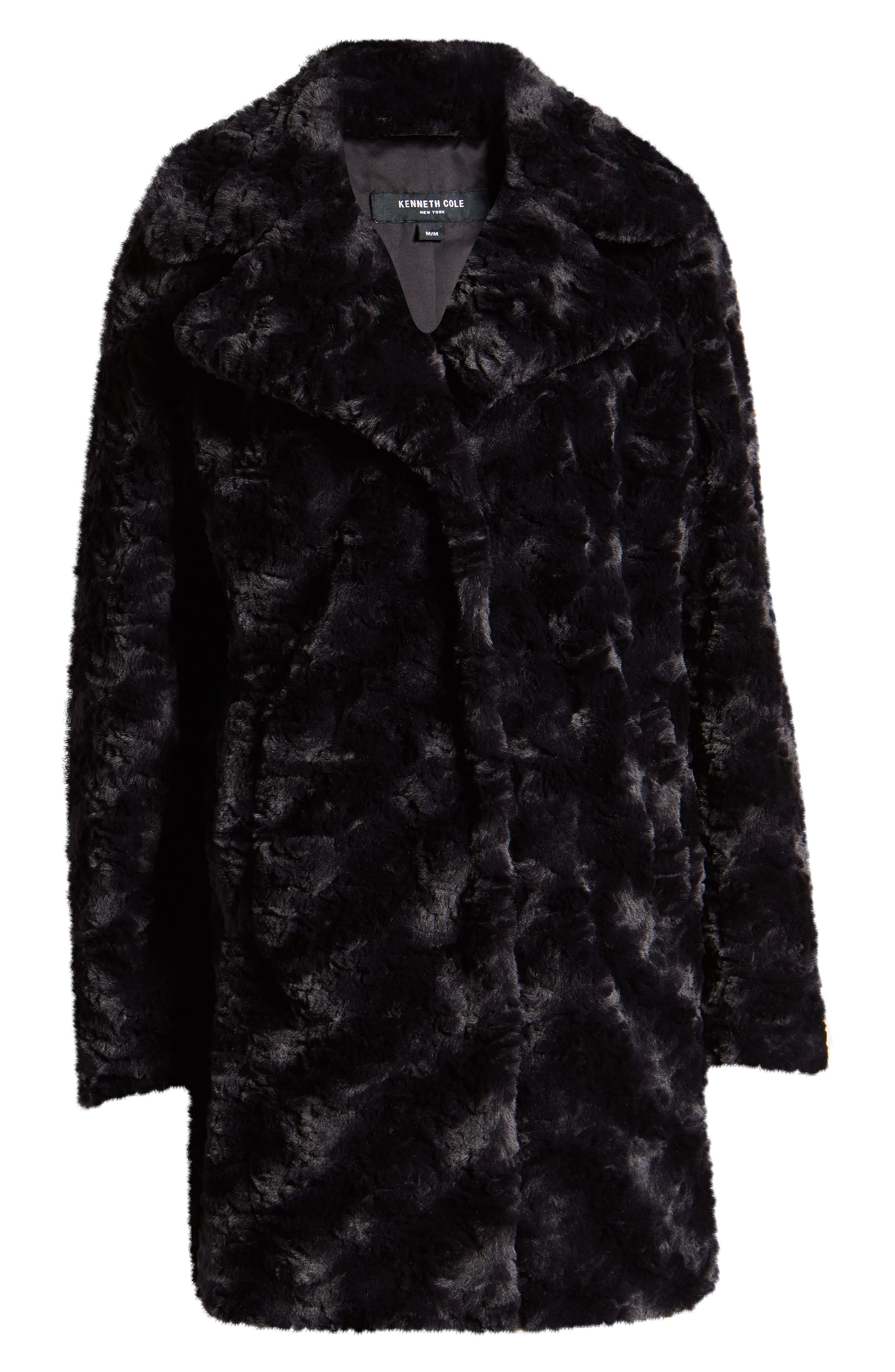 Kenneth Cole New York Textured Faux Fur Coat Nordstrom Rack