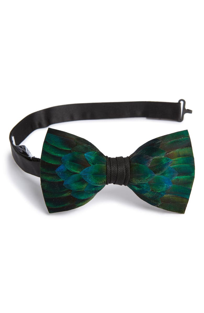 Brackish & Bell Chisolm Feather Bow Tie | Nordstrom