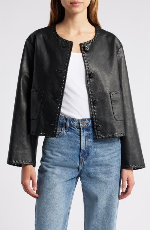 Rails Nevina Faux Leather Jacket in Black 