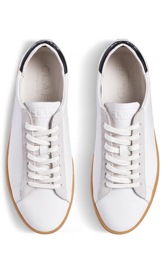 Shop Clae Bradley Sneaker In White Black Light Gum