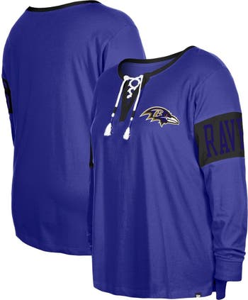 New Era Women's NFL Raglan Lace-Up T-Shirt