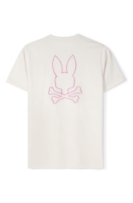 Shop Psycho Bunny Wasterlo Embroidered T-shirt In Natural Linen
