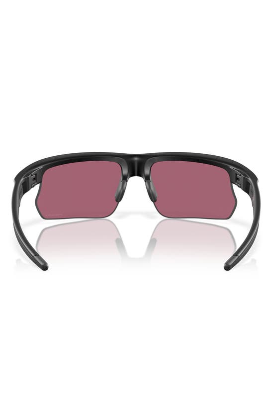 Shop Oakley Bisphera 68mm Prizm™ Gradient Oversize Rectangular Sunglasses In Crystal Grey