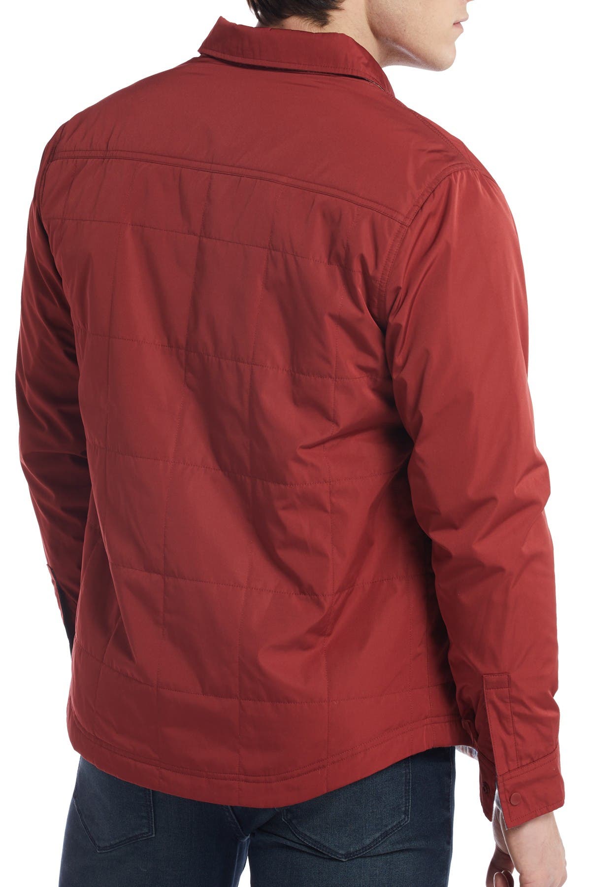 Union Denim Reversible Performance Jacket In Light/pastel Red3