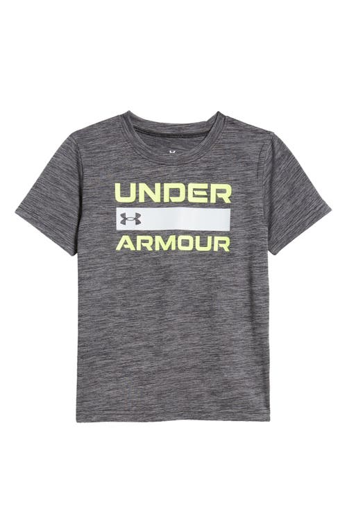Under Armour Kids' UA Tech™ Team Graphic T-Shirt in Black/Grey