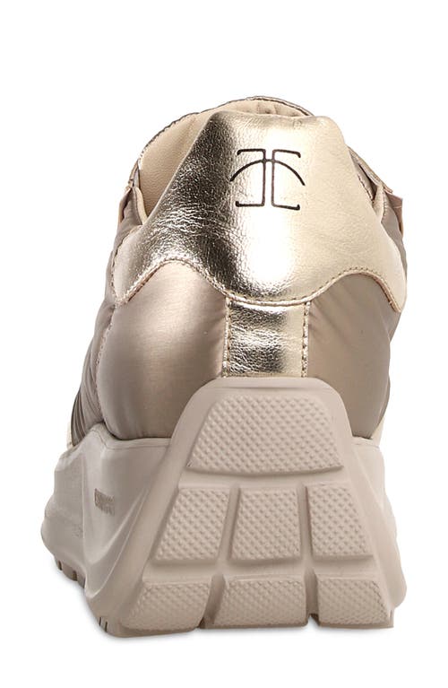 Candice Cooper Spark Platform Sneaker In Platinum