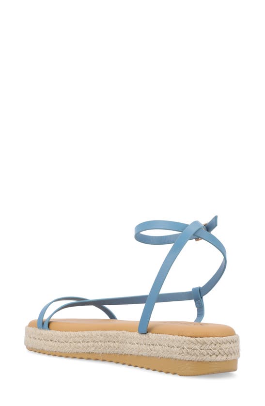 Journee Collection Odelia Tru Comfort Espadrille Sandal In Blue