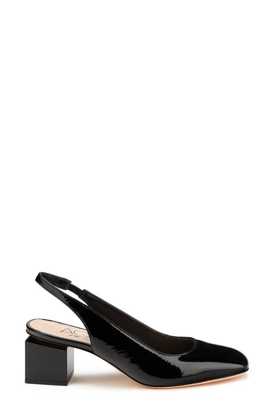 Shop Agl Attilio Giusti Leombruni Angie Block Heel Slingback Pump In Nero