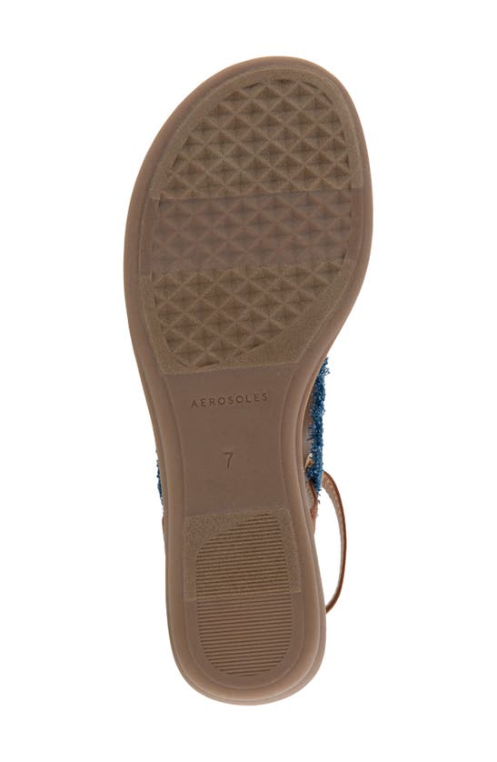 Shop Aerosoles Conclusion Slingback Sandal In Medium Blue Denim