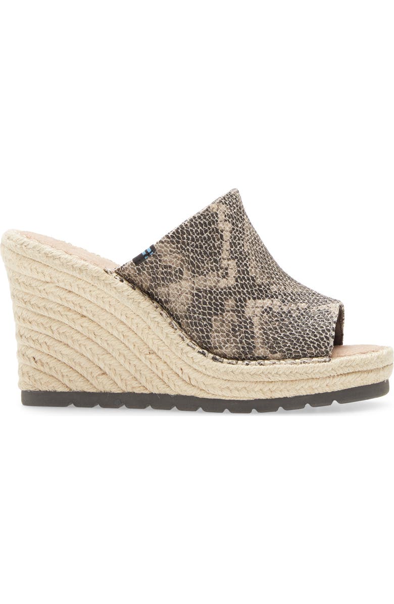 TOMS Monica Wedge Slide Sandal, Alternate, color,