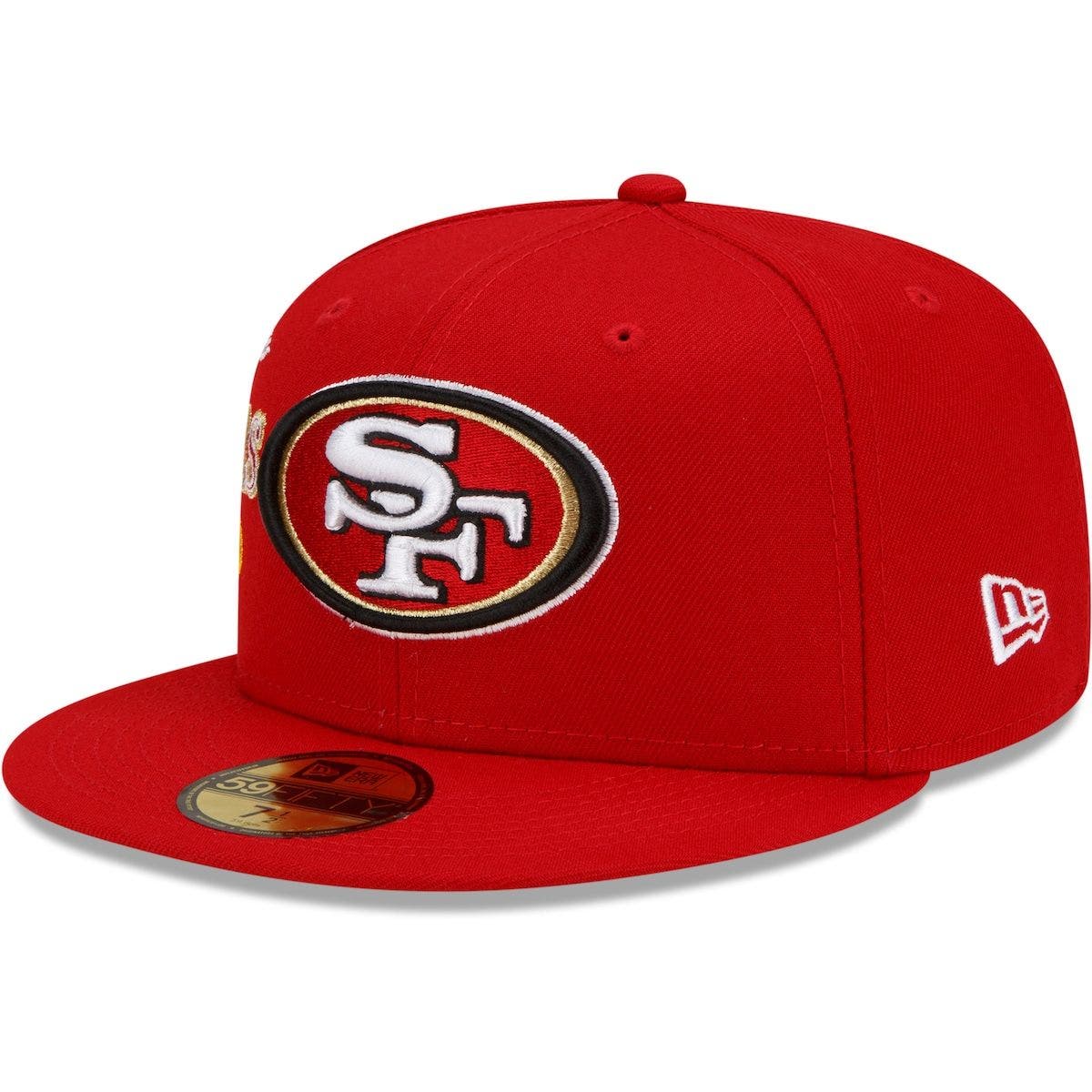 new era scarlet 49ers hat