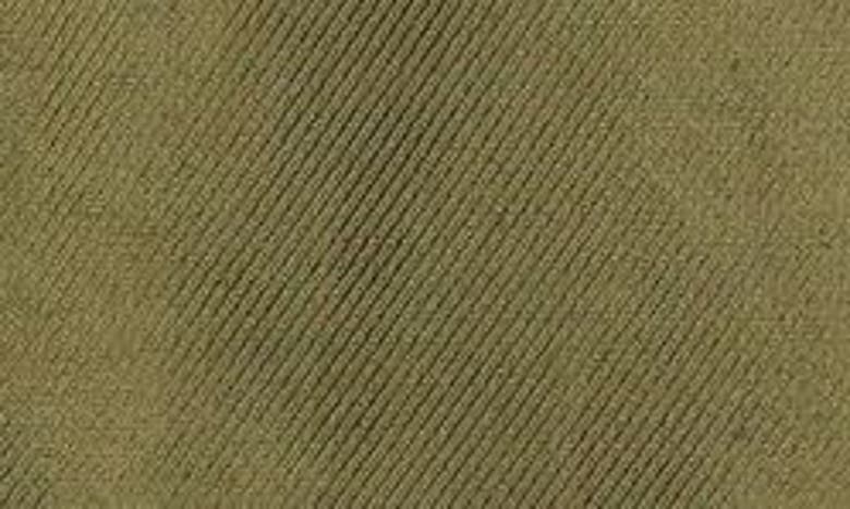 Shop Frame Pleated Wide Cuff Twill Shorts In Military Green