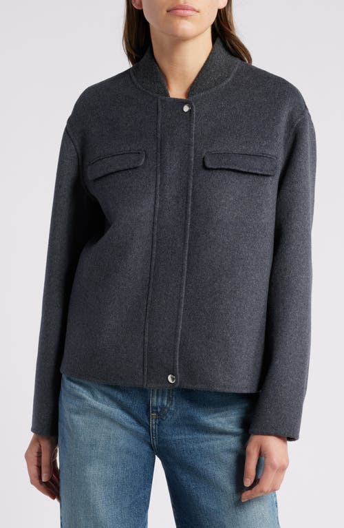 Shop Rails Kinsley Wool Blend Jacket In Charcoal